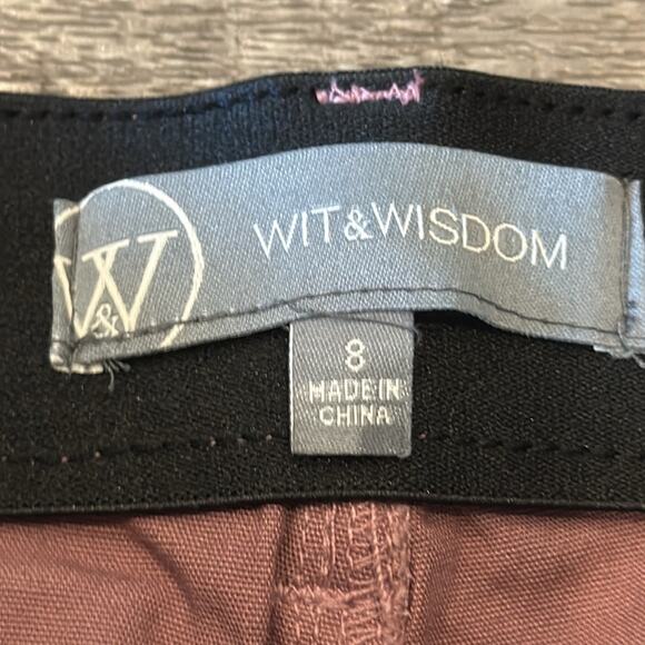 Wit & Wisdom Women's Utility Crop Pant Light Mauve Size 8 - Picture 7 of 8